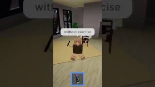 How to get slim without any exercise 💀🤣#roblox#funny#shorts Rbx...