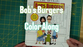 Bob's Burgers Coloring Book Color Along