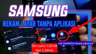 rekam layar samsung tanpa aplikasi tambahan