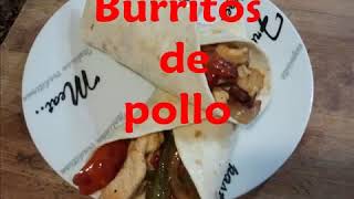 burritos de pollo