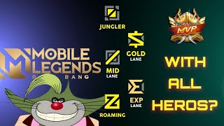 Trying To Master All Heros| LIVE🔴 | Mobile Legends: Bang Bang