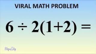 VIRAL MATH PROBLEM OMG