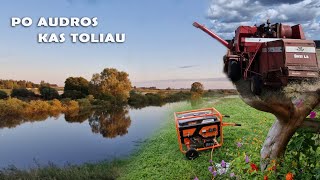 Audros padariniai - kas toliau | Kombainas Massey Ferguson 186