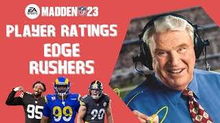 Reacting to Madden 23 Player Ratings for Edge Rushers!!