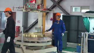 copper coil strip welding and handling line by vacumme lifter