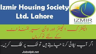 HOW TO APPLY ONLINE IN PECHS IZMIR HOUSING SOCIETY JOBS FOR ELECTRICAL STAFF 2020