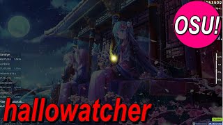 Osu! play hallowatcher | 98,89% 6,34⭐ AI DECO*27 feat. Hatsune Miku [Yuki no Hanabira] +HDHR