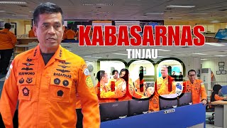 Kabasarnas Tinjau Perangkat,  Aplikasi dan Personil di Basarnas Command Center