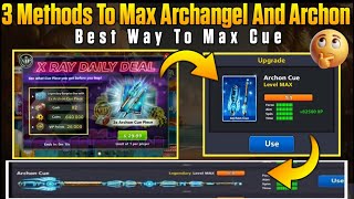 Most Favourite Legendary Cue Max Archon || Best Way To Max Archangel And Archon Cue || 8 Ball Pool