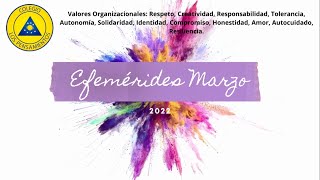 Efemérides Marzo 2022