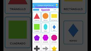 Formas Geométricas en Español | Geomatric gotms in Spanish