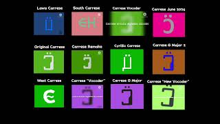 Carrese Artistic Alphabet Audio Comparsion V4