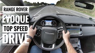 Range Rover Evoque D180AWD (2020) | POV Drive on German Autobahn - Top Speed Drive