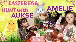 Easter EGG Hunt with Aukse and Amelie 🐰🐣/Easter surprice in the house 😁