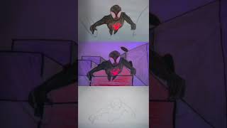 Spiderman across the Spider verse flipbook #spiderman #spidermanmilesmorales #acrossthespiderverse