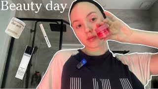 BEAUTY day 🧘🏼‍♀️| распаковка с золотого яблока, уход + макияж