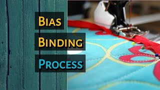 How to Create Bias Binding or Tape || Bias Binding along the Edge of Garments