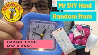 Barang comel utk mak dan anak | Mr DIY Haul