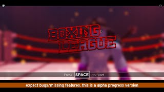 Playing roblox boxing  league and destroying noobs