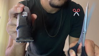 Asmr Haircut ✂️ in one minute with Electric Razor