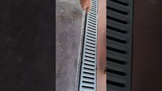 How to remove a channel drain lid  #shorts #channeldrain #howto