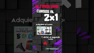 Últimas horas de esta súper promoción!!  Inicia ya en la impresión 3D