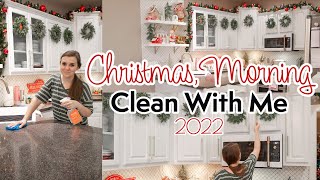 NEW Christmas Morning Clean With Me | Early Morning Clean With Me | Christmas Cleaning Motivation