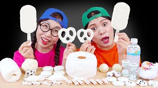 Bánh quy kem tráng miệng thực phẩm trắng Mukbang DONA