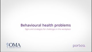 Behavioural Health Problems in the Workplace