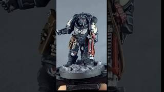 Painting a Black Templar Heavy Intercessor! #warhammer #warhammer40000 #40k #miniaturepainting