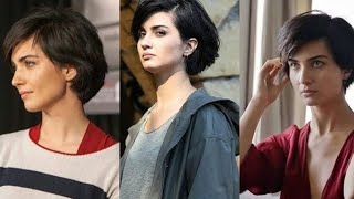 Tuba Büyüküstün Short Hairstyle Pic's😍