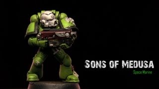 How to paint Sons of Medusa Space Marine by Lester Bursley