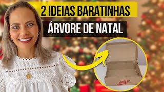 Faça Você Mesmo 🎄2 Ideias de Árvore de Natal Gastando Pouco| Natal 2024/2025