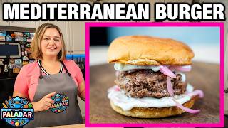 Mediterranean Burger - Low Carb & Low Calorie