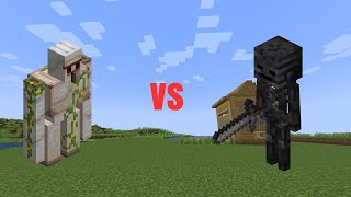 IRON GOLEM VS WITHER SKELETON |MINECRAFT