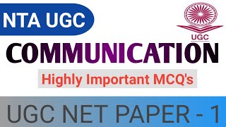 communication ugc net ।ugc net communication in hindi । communication ugc net paper 1 mcq