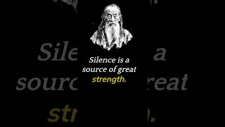 The Power of Silence:Lao Tzu's Wisdom on Strength and Self-Control #shorts #quotes #laotzu #strength