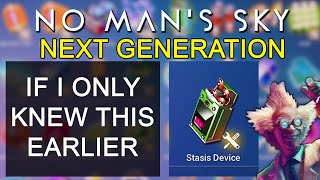 No Man's Sky Next Generation 2021 - Stasis Chamber and Recipes | Save hours of game playing