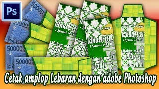 Cara mudah desain amplop lebaran hari raya di photoshop