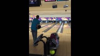 Jason Davis Bowling a 300 Perfect Game Batt Family Fun Center 2015 Ball #3 (Hammer Black Widow)