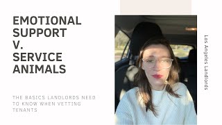 Emotional Support v. Service Animal | Struthers Legal