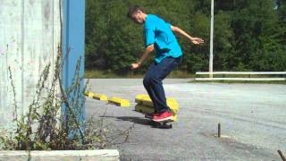 Slow-Mo Frontside Bluntslide Shuvit Out