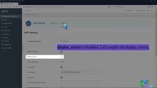 TPEcloud Tutorial: How to Enable or Disable PHP's display errors via CloudLinux Selector in Plesk