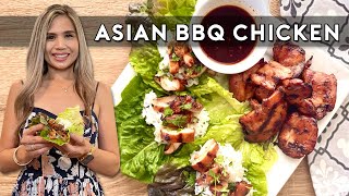 ASIAN BARBECUE CHICKEN LETTUCE WRAPS | ASIAN BARBECUE BOWL