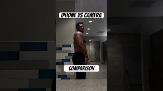 iPhone VS Camera 📷 MUST WATCH comparison 🔥 #iphone #sony #subscribe #gym #comparison