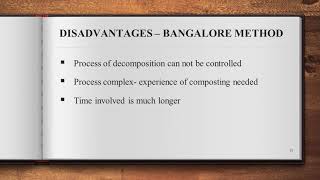 COMPOSTING part 2 Bangalore and Indore process