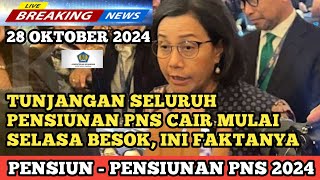 TUNJANGAN SELURUH PENSIUNAN PNS CAIR MULAI SELASA BESOK, INI FAKTANYA