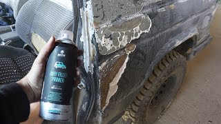 Así queda un COCHE PINTADO A SPRAY sin CABINA - TRUCO PARA QUE BRILLE