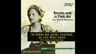 Les balades de l'ECUJE dans le Paris Juif avec Edith de Belleville