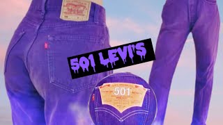 Levi’s Purple Jeans | #levis #501 #jeans